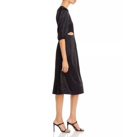 AQUA Cutout O Ring Midriff Dress Size Medium - Picture 4 of 8